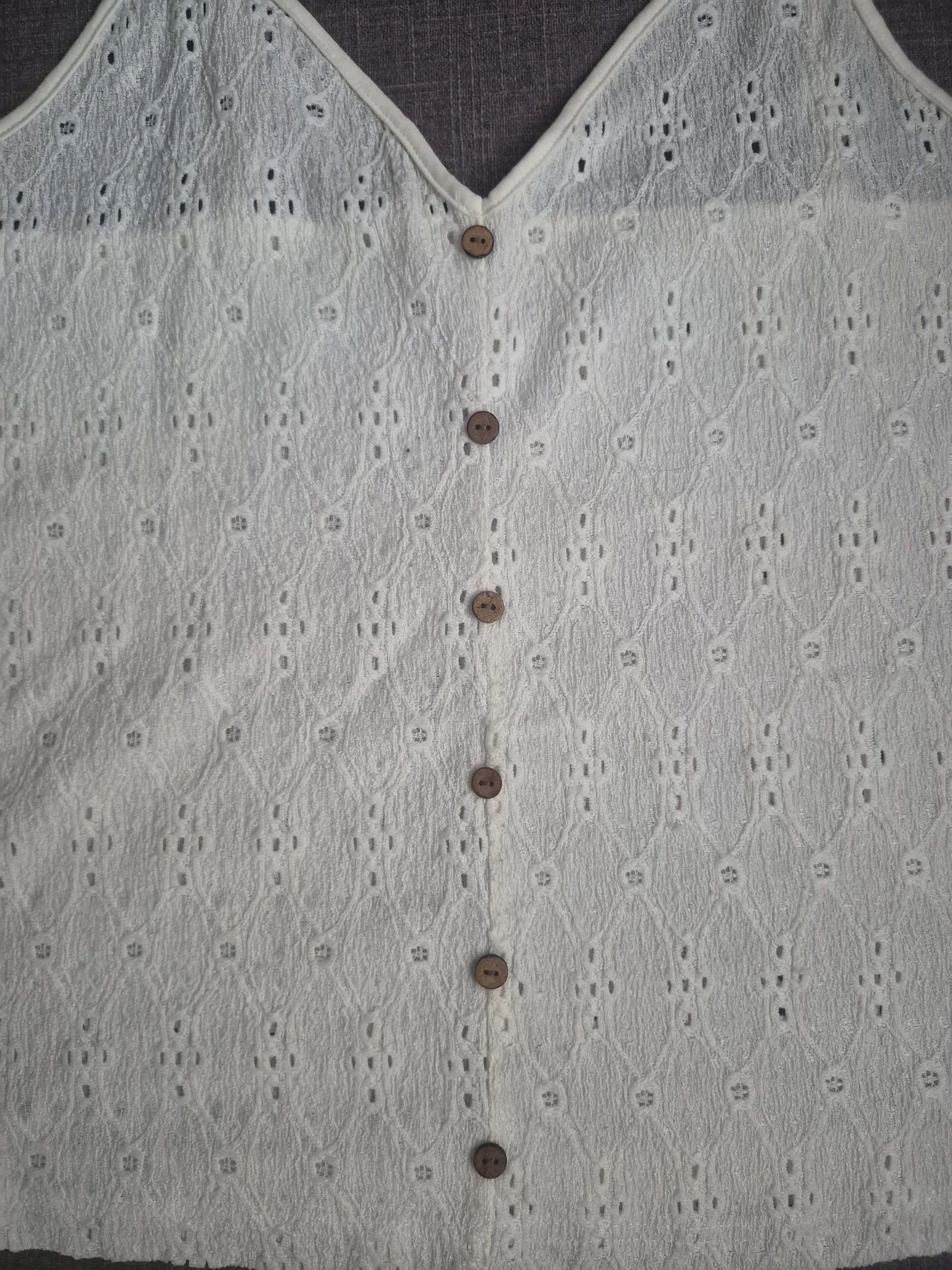 White top with floral straps – photo 2